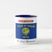 Mug Drapeau de l'Oregon (Centre)