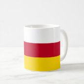 Mug Drapeau de l'Ossétie du Nord (Devant droit)