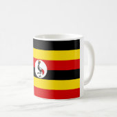 Mug Drapeau de l'Ouganda (Devant droit)