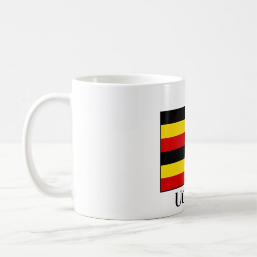 Mug Drapeau de l'Ouganda (Gauche)