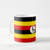 Mug Drapeau de l'Ouganda (Devant gauche)