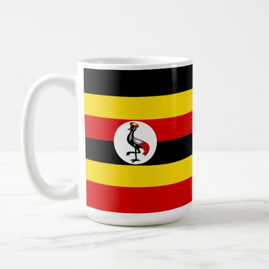 Mug Drapeau de l'Ouganda (Gauche)
