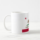 Mug Drapeau de l'ours de Californie : État de Cali Gol (Gauche)