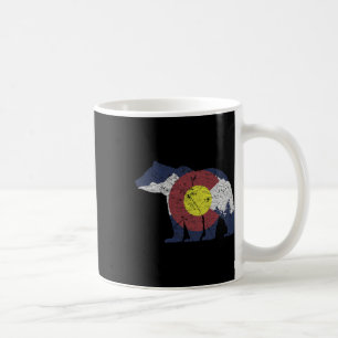 Mug Drapeau de l'ours de l'État du Colorado Montagnes