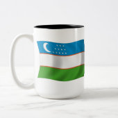 Mug Drapeau de l'Ouzbékistan (Gauche)