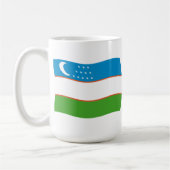 Mug Drapeau de l'Ouzbékistan (Gauche)
