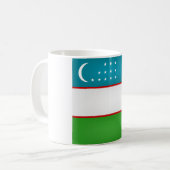 Mug Drapeau de l'Ouzbékistan cool (Devant gauche)