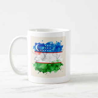 Mug Drapeau de l'Ouzbékistan | Emblème ouzbek officiel
