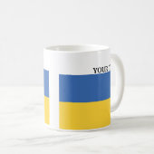 Mug Drapeau de l'Ukraine (Devant droit)