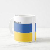 Mug Drapeau de l'Ukraine (Devant gauche)