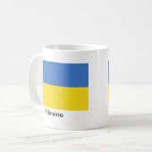 Mug Drapeau de l'Ukraine (Devant gauche)