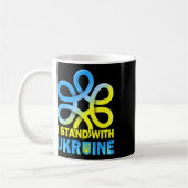 Mug Drapeau de l'Ukraine, anti-Poutine, disons non à l (Gauche)