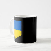 Mug Drapeau de l'Ukraine avec poche de drapeau ukraini (Devant gauche)