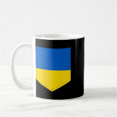 Mug Drapeau de l'Ukraine avec poche de drapeau ukraini (Gauche)