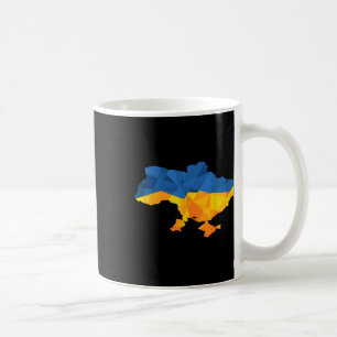 Mug Drapeau de l'Ukraine Emblème Carte Patriote Pour H