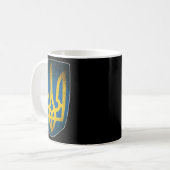 Mug Drapeau de l'Ukraine et trident ukrainien 1 (Devant gauche)