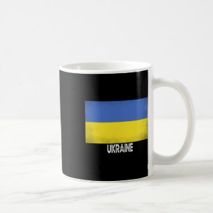 Mug Drapeau de l'Ukraine Fierté Vintage Dans Mon Adn E