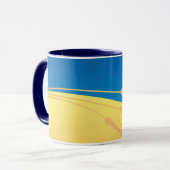 Mug Drapeau de l'Ukraine, symbolique, (Devant gauche)