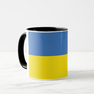 Mug Drapeau de l'Ukraine, Ukrainien Слава Україні Slav