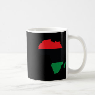 Mug Drapeau de l'Unia panafricaine Carte du continent