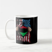Mug Drapeau de l'Union panafricaine Loyal Afro-américa (Gauche)