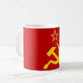 Mug Drapeau de l'URSS - Drapeau de l'Union soviétique (Devant gauche)