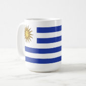 Mug drapeau de l'Uruguay (Devant gauche)