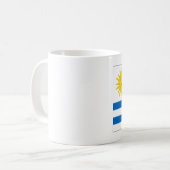 Mug drapeau de l'Uruguay (Devant gauche)