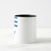 Mug Drapeau de l'Uruguay avec le nom (Centre)