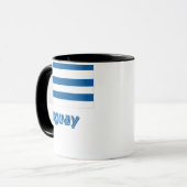 Mug Drapeau de l'Uruguay avec le nom (Devant gauche)