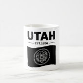Mug Drapeau de l'Utah États-Unis (Centre)