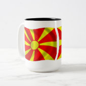 Mug Drapeau de Macédoine (Devant gauche)