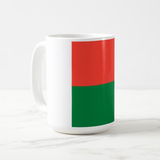 Mug drapeau de Madagascar (Devant gauche)