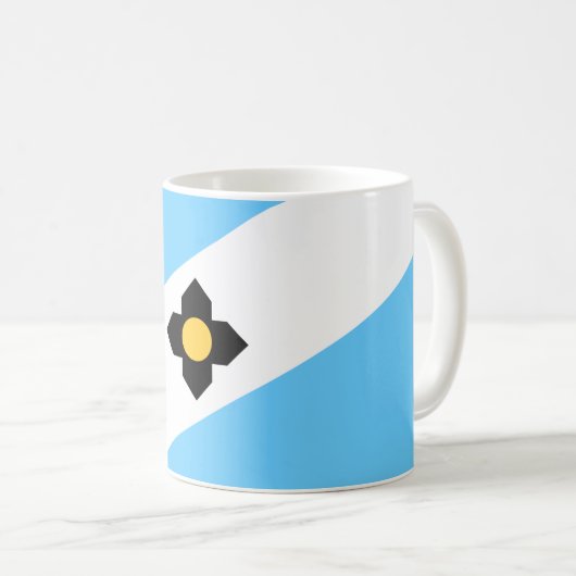 Mug Drapeau de Madison, Wisconsin (Devant droit)