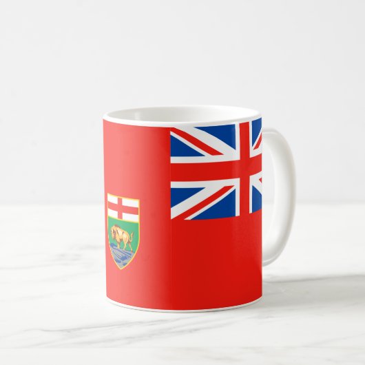 Mug Drapeau de MANITOBA (Devant droit)