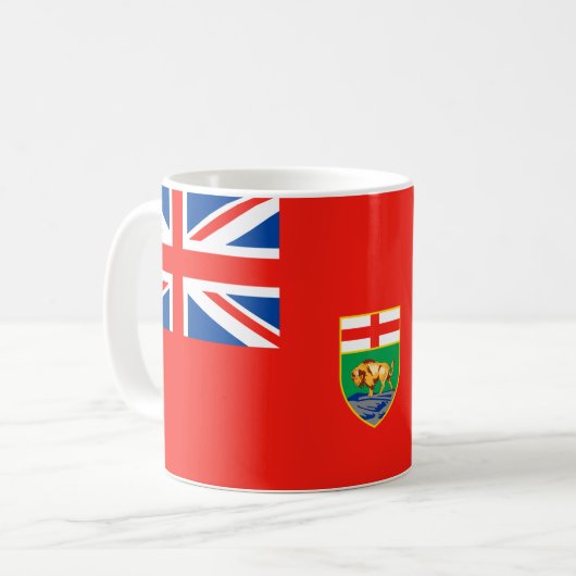 Mug Drapeau de MANITOBA (Devant gauche)
