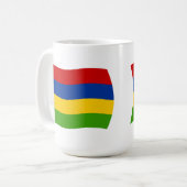 Mug Drapeau de Maurice (Devant gauche)