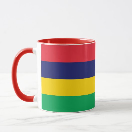 Mug Drapeau de Maurice (Gauche)