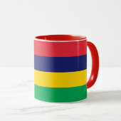 Mug Drapeau de Maurice (Devant droit)