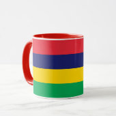 Mug Drapeau de Maurice (Devant gauche)