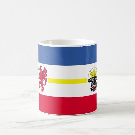 Mug Drapeau de Mecklembourg-Poméranie occidentale (Centre)