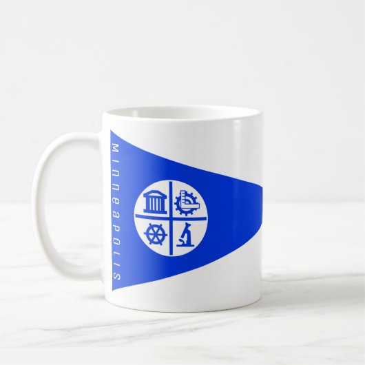 Mug Drapeau de Minneapolis (Gauche)