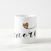 Mug Drapeau de Minorque Coeur, Baléares (Centre)