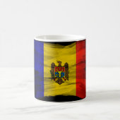 Mug Drapeau de Moldavie brassée, drapeau national (Centre)