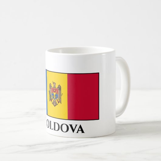 Mug Drapeau de Moldova (Devant droit)