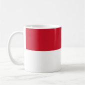 Mug Drapeau de Monaco (Gauche)
