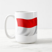Mug Drapeau de Monaco (Gauche)