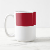 Mug Drapeau de Monaco (Gauche)