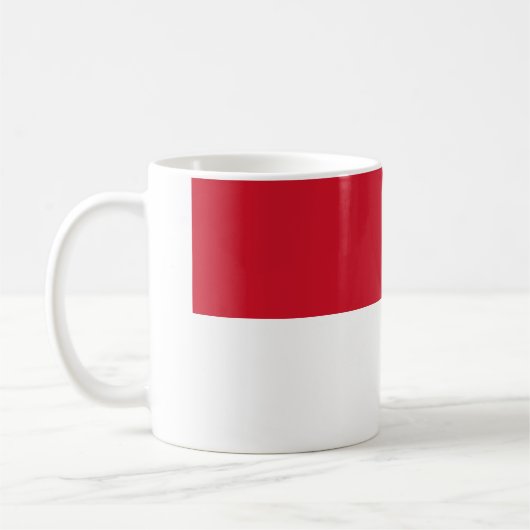 Mug Drapeau de Monaco (Gauche)