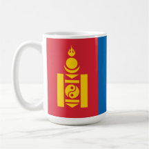 Drapeau de Mongolie Symbole Soyombo Mongols